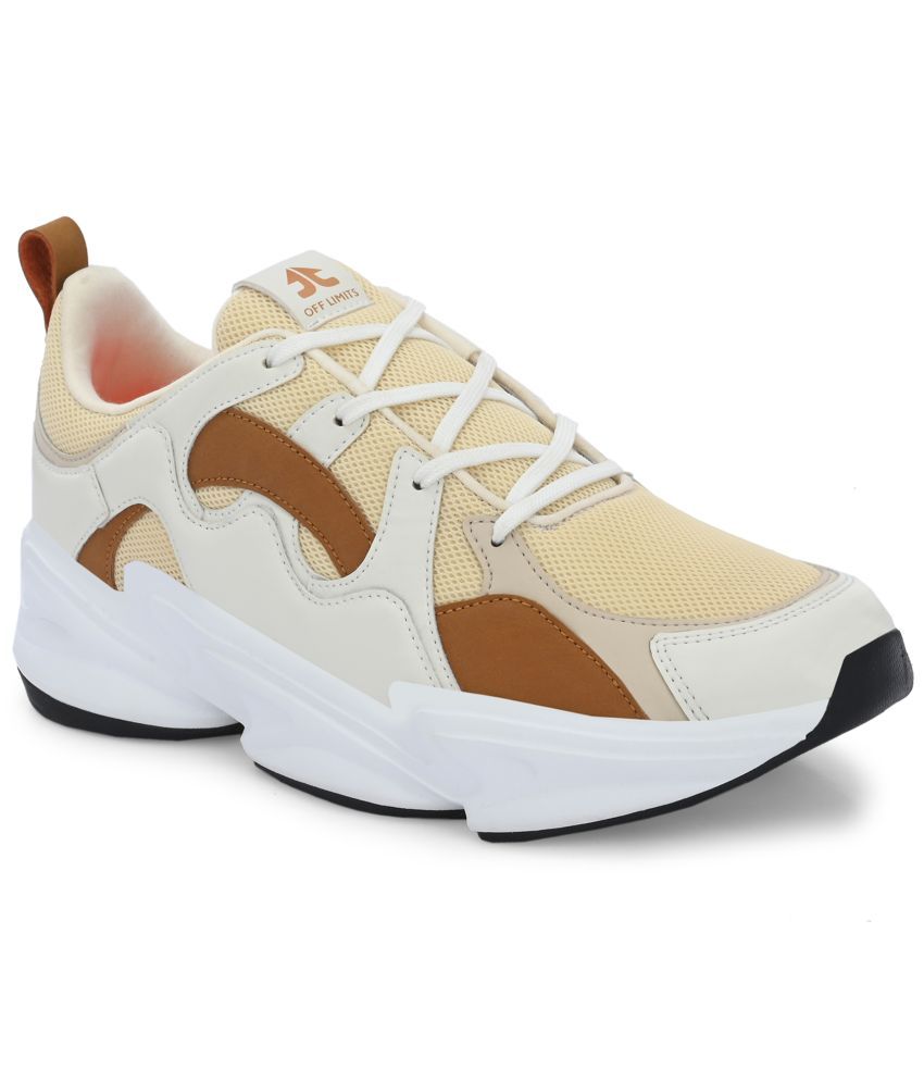     			OFF LIMITS DIABLO Cream Men's Sports Running Shoes