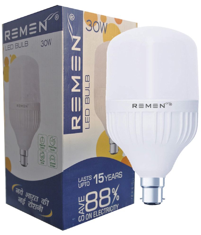     			Remen 30W Cool Day Light LED Bulb ( Single Pack )