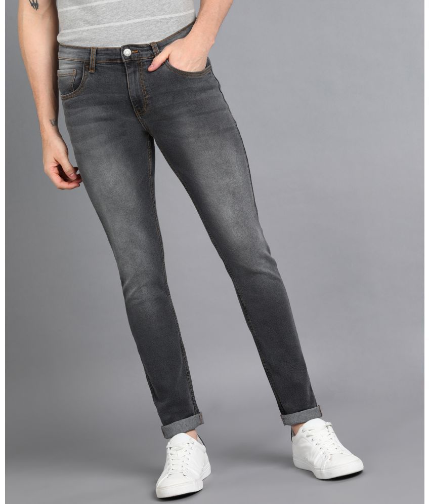     			Urbano Fashion Slim Fit Washed Men's Jeans - Dark Grey ( Pack of 1 )