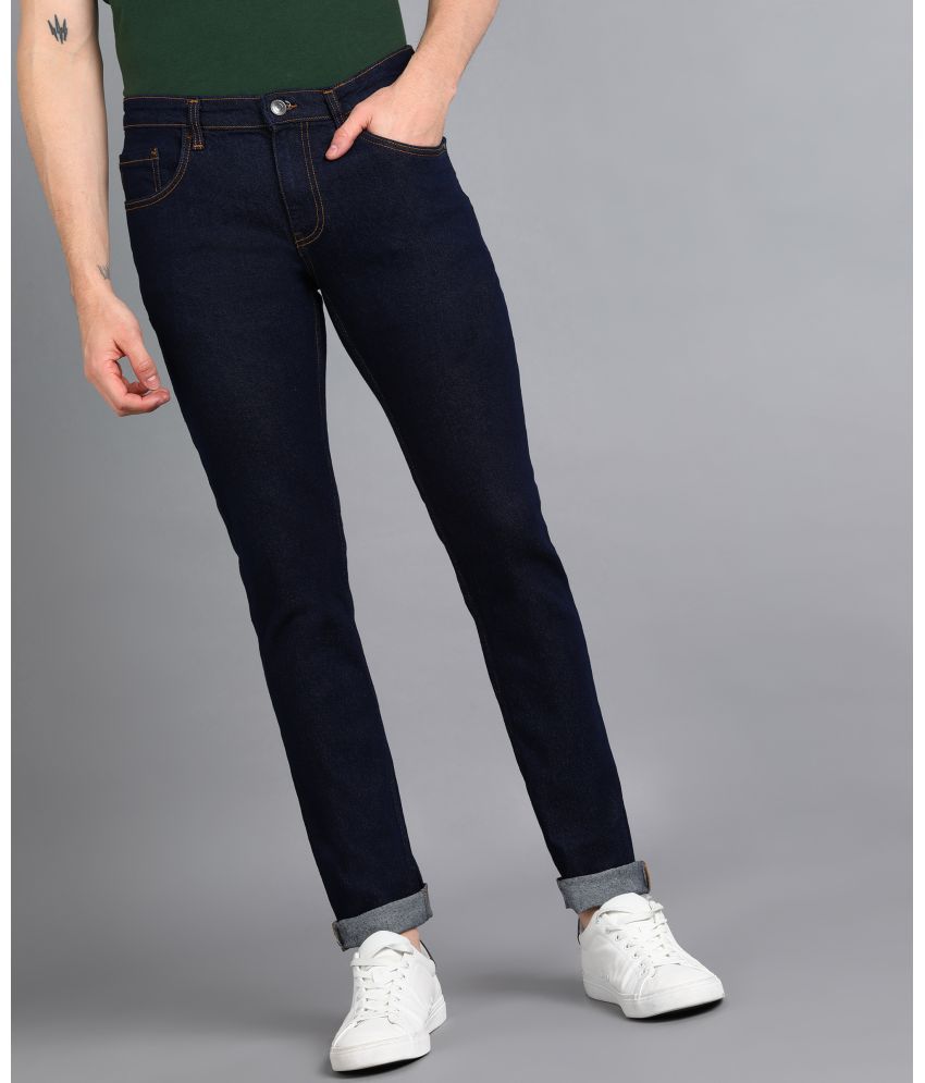    			Urbano Fashion Slim Fit Washed Men's Jeans - Navy Blue ( Pack of 1 )