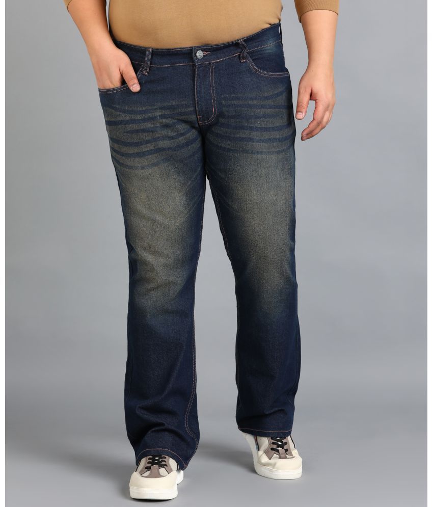     			Urbano Plus Regular Fit Bootcut Men's Jeans - Dark Blue ( Pack of 1 )
