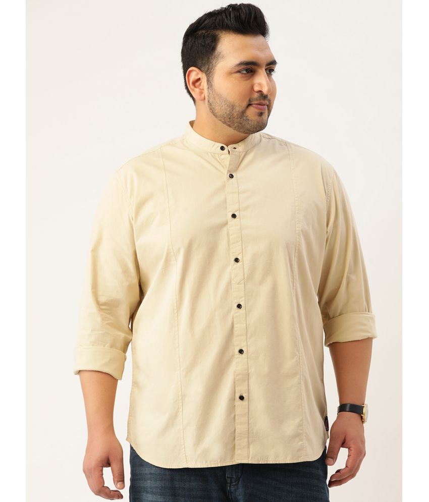     			Bene Kleed 100% Cotton Regular Fit Solids Full Sleeves Men's Casual Shirt - Beige ( Pack of 1 )
