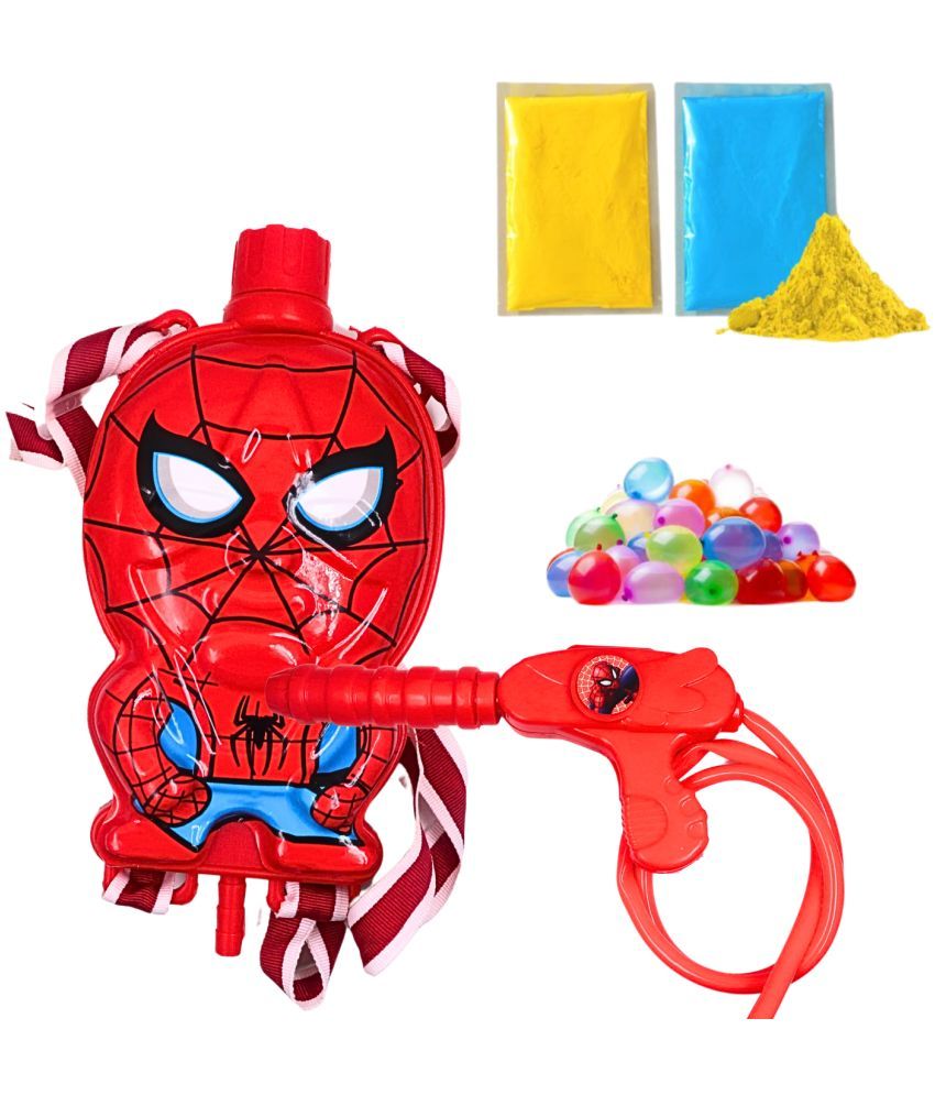     			DealBindaas Small Holi Pichkari Back-Pack Water Tank Pichkari, Water Blaster with Back Holding Tank Spray Squirt Pistol Pump Water Play Toy