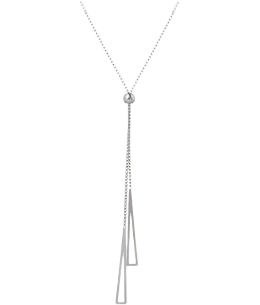     			FASHION FRILL Silver Pendant ( Pack of 1 )