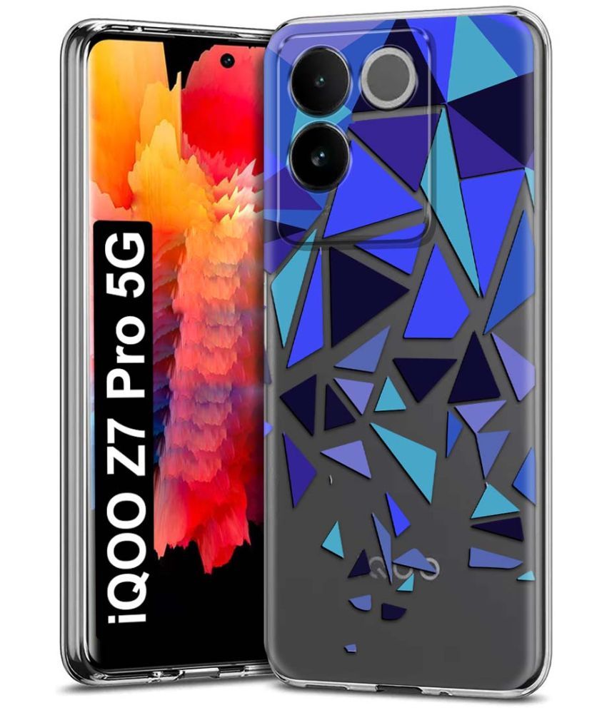     			Fashionury Multicolor Printed Back Cover Silicon Compatible For iQOO Z7 Pro 5G ( Pack of 1 )