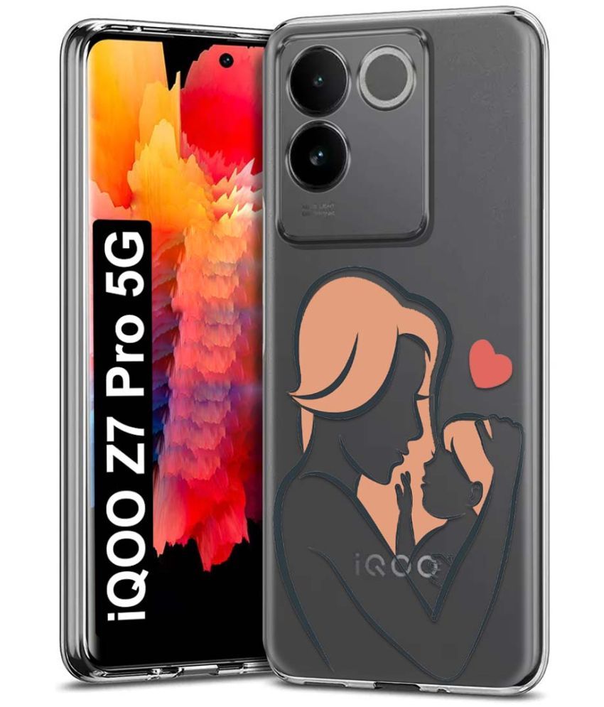     			Fashionury Multicolor Printed Back Cover Silicon Compatible For iQOO Z7 Pro 5G ( Pack of 1 )