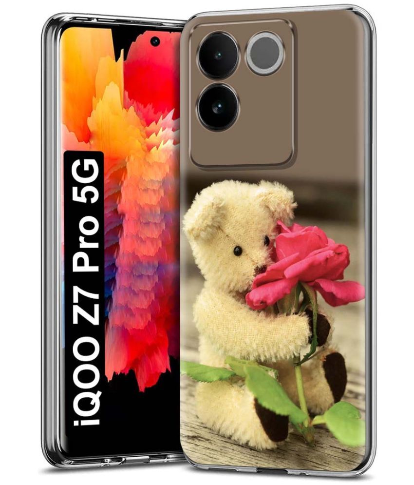     			Fashionury Multicolor Printed Back Cover Silicon Compatible For iQOO Z7 Pro 5G ( Pack of 1 )