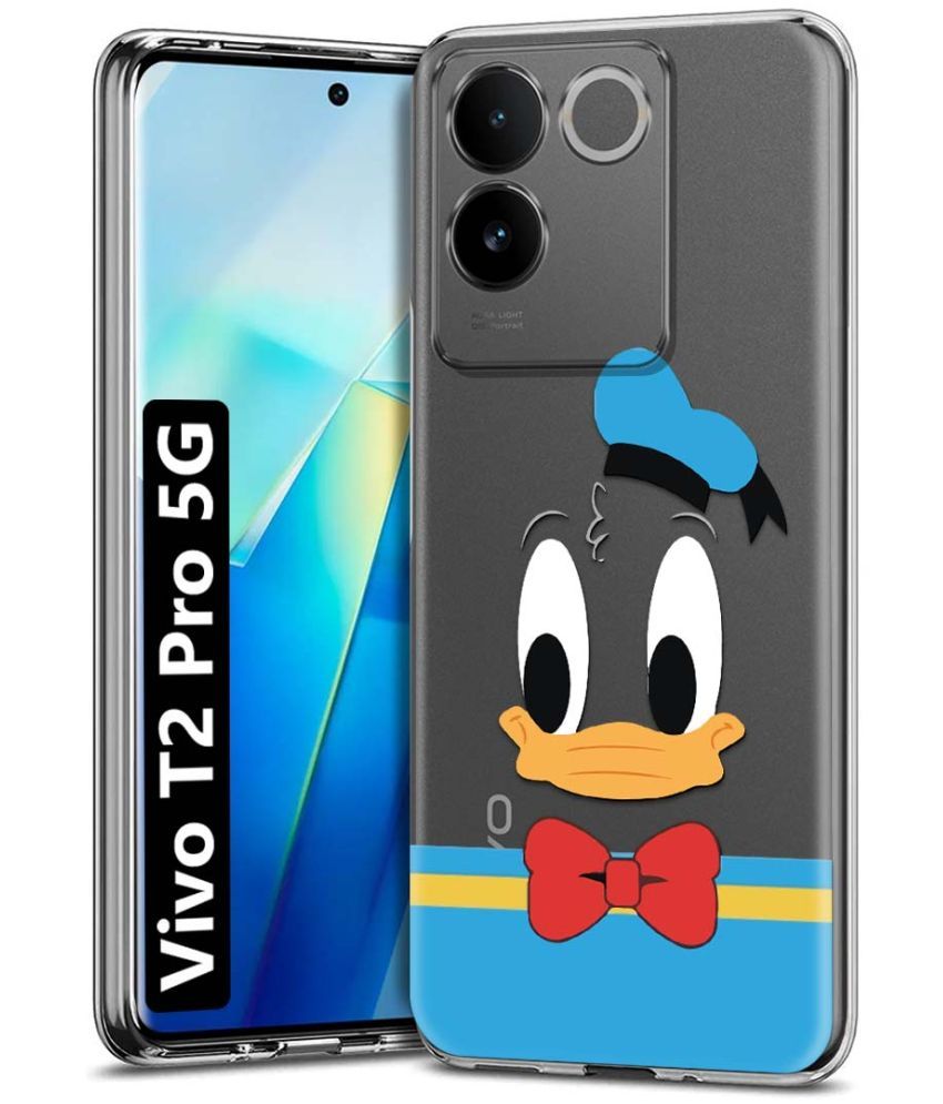     			Fashionury Multicolor Printed Back Cover Silicon Compatible For Vivo T2 Pro 5G ( Pack of 1 )