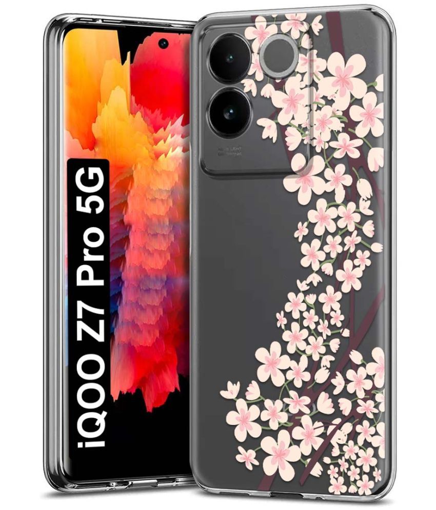     			Fashionury Multicolor Printed Back Cover Silicon Compatible For iQOO Z7 Pro 5G ( Pack of 1 )