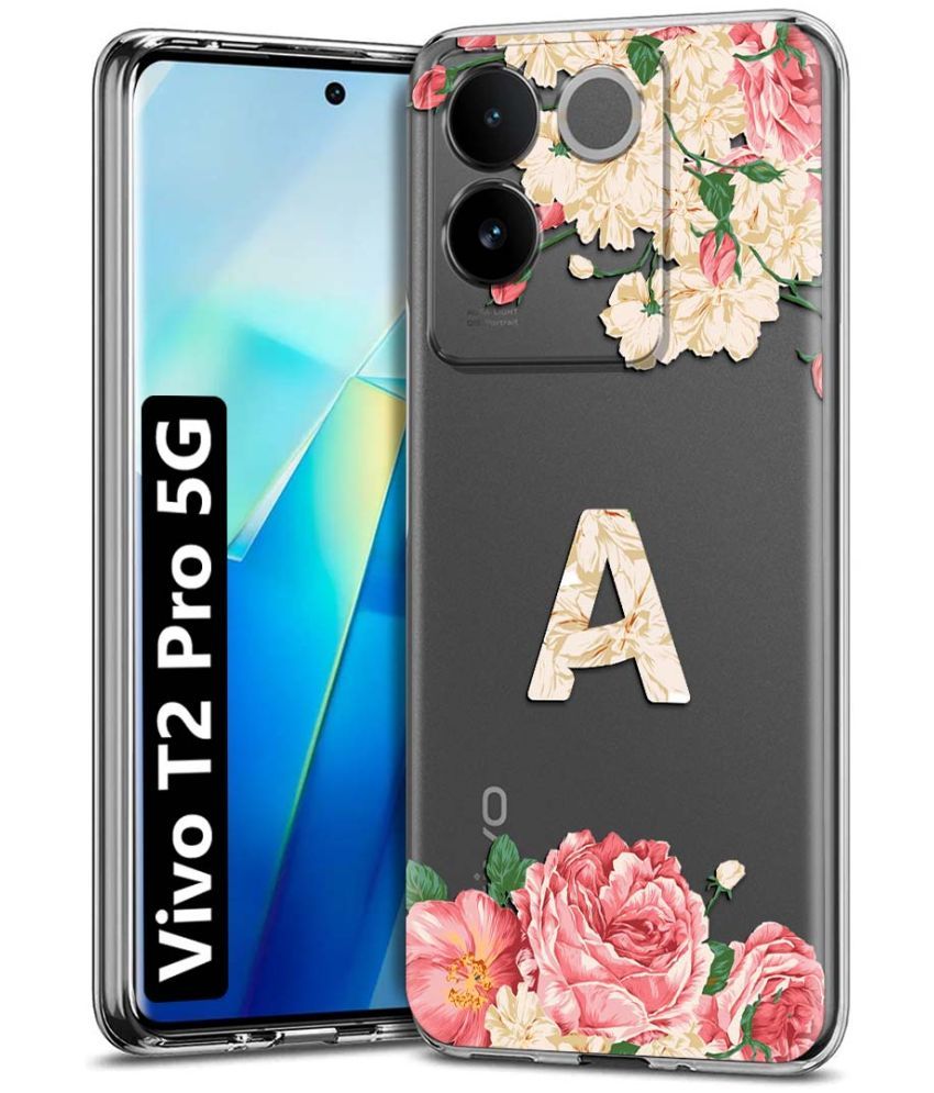     			Fashionury Multicolor Printed Back Cover Silicon Compatible For Vivo T2 Pro 5G ( Pack of 1 )