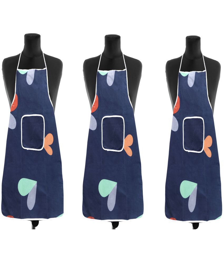     			Aazeem Others Printed Kitchen Apron with 1 Center Pocket ( Pack of 2 )