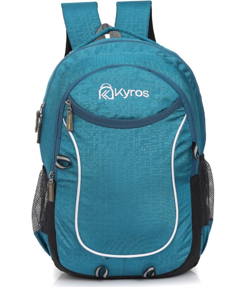     			Kyros Teal Polyester Backpack ( 40 Ltrs )