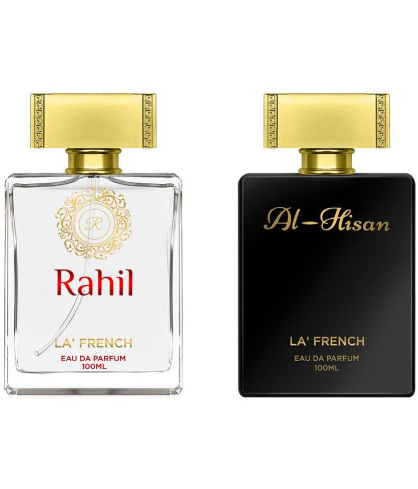     			LA FRENCH Rahil & Al Hisan Eau De Parfum (EDP) For Unisex 200ml ( Pack of 2 )