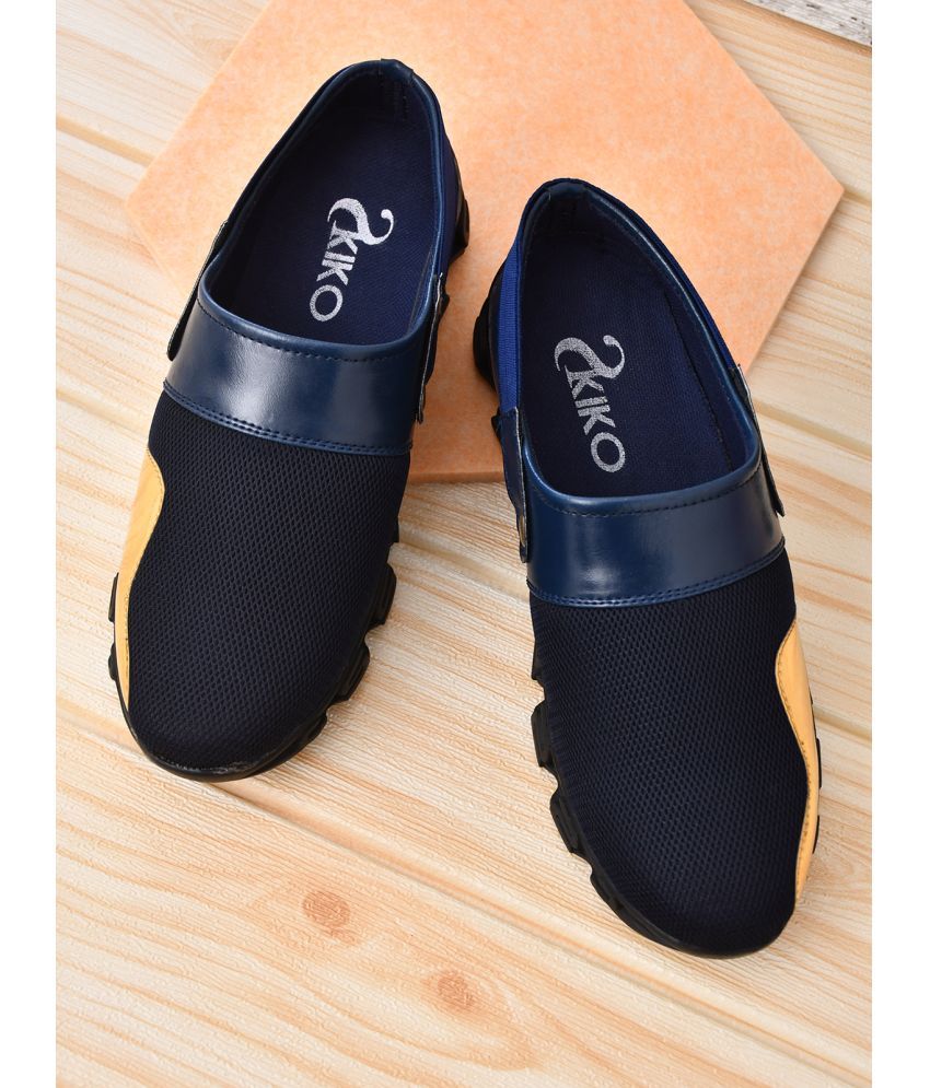     			Akiko Blue Men's Slip-on Shoes