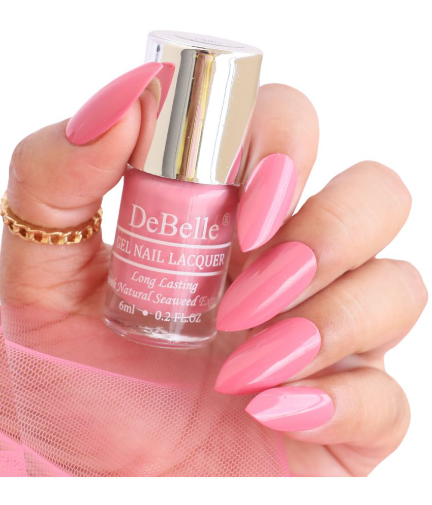     			DeBelle Pink Glitter Nail Polish ( Pack of 1 )