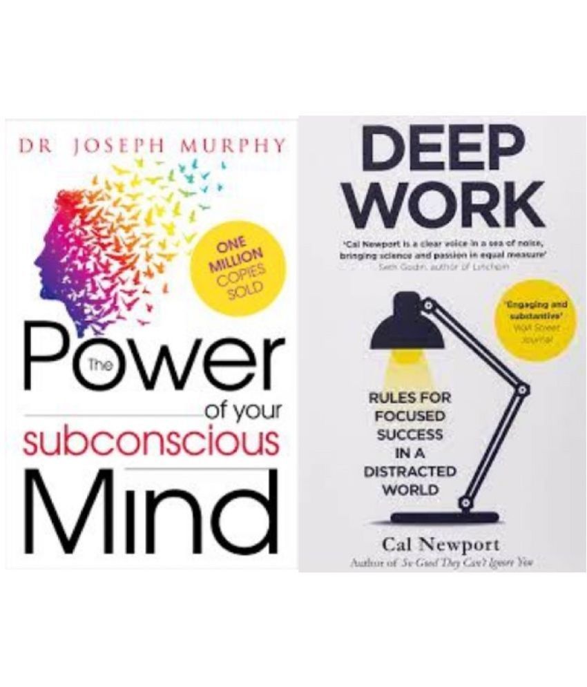     			Deep Work + The Power Of Your Subconscious Mind (Combo Of 2 Books) (Paperback, Joseph Murphy, Cal Newport)