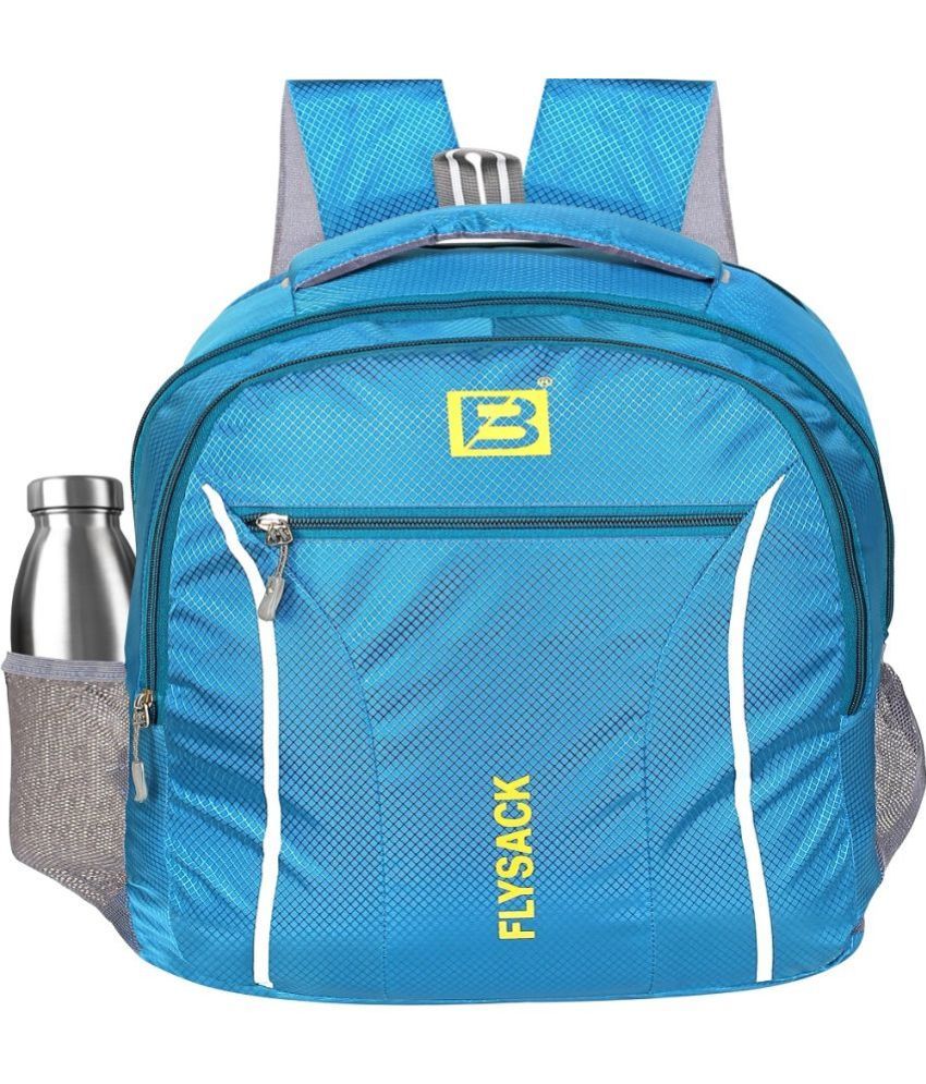     			FLYSACK Blue PU Backpack ( 40 Ltrs )