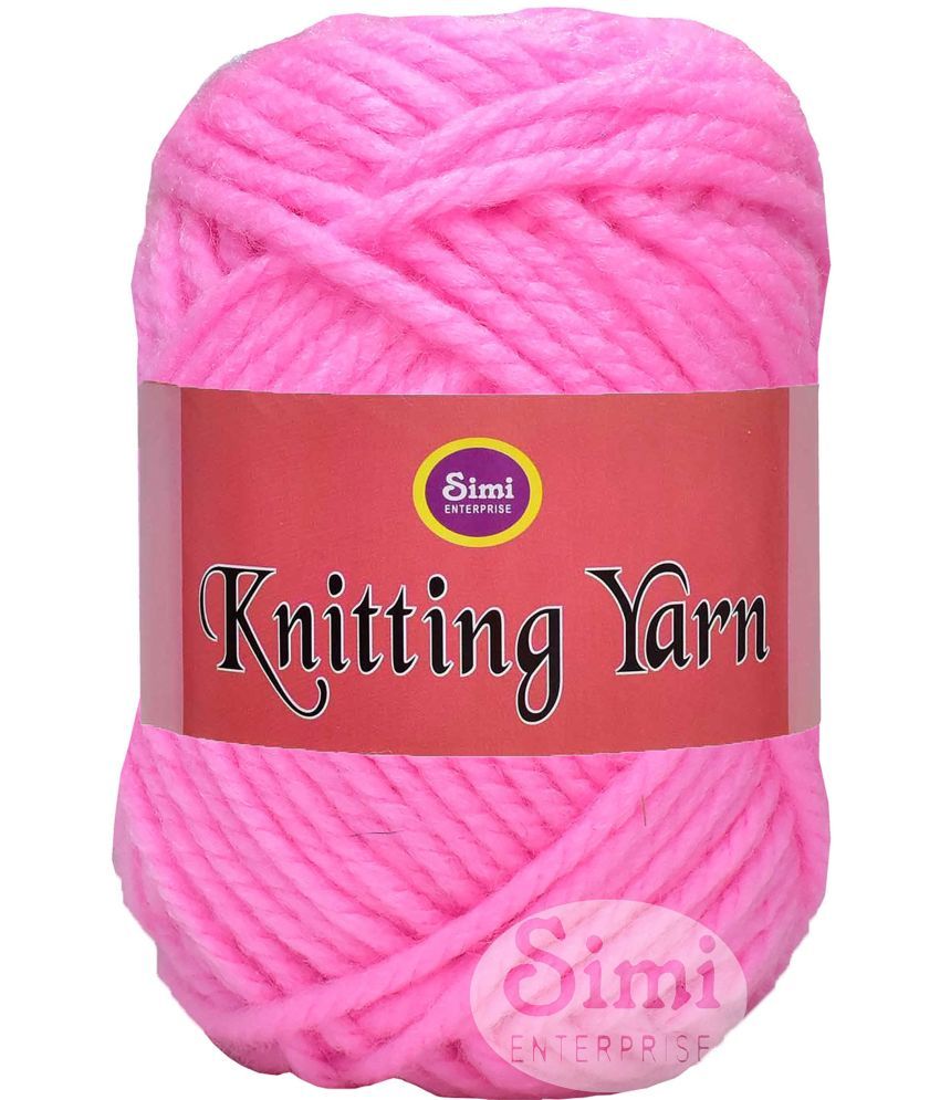     			Ganga Knitting Yarn Thick Chunky Wool, Motu Deep Pink 300 GMS Best Used with Knitting Needles, Crochet Needles Wool Yarn for Knitting.-GArt-AJBH