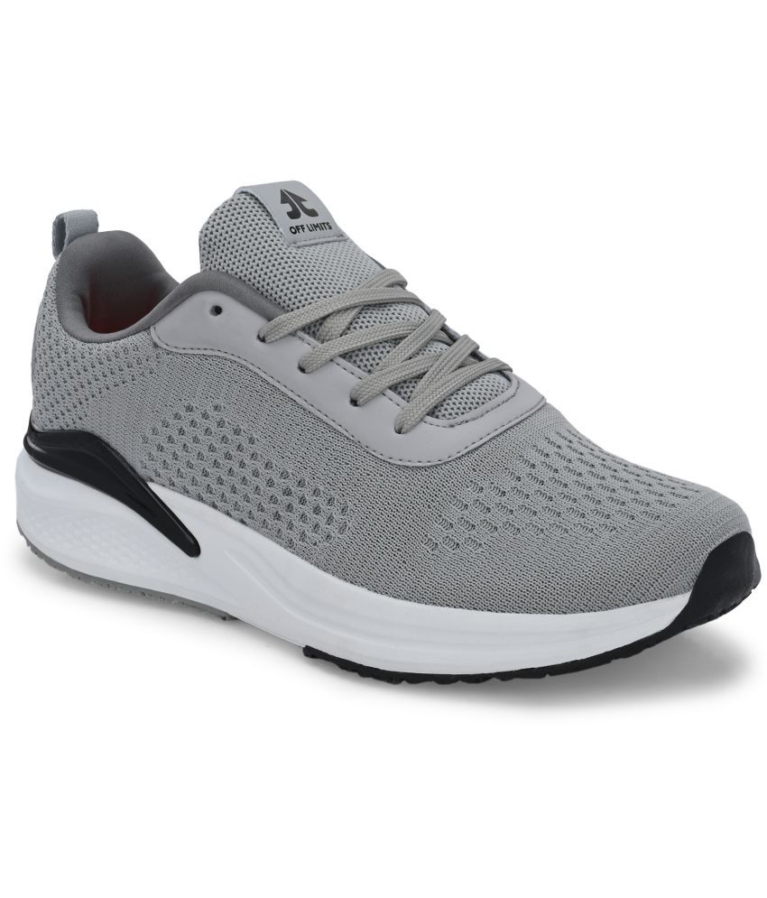     			OFF LIMITS KAIRO Light Grey Men's Sports Running Shoes