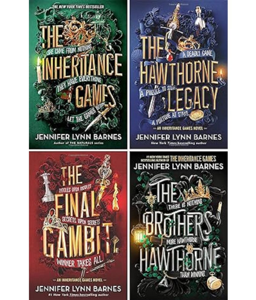     			The Inheritance Games 4-book Set by Jennifer Lynn Barnes (The Inheritance Games, The Hawthorne Legacy, The Final Gambit, The Brothers Hawthorne) Paperback  January 1, 2023