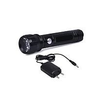 BERG-859 Metal Torch Solid Body - 2W Rechargeable Flashlight Torch ( Pack of 1 )
