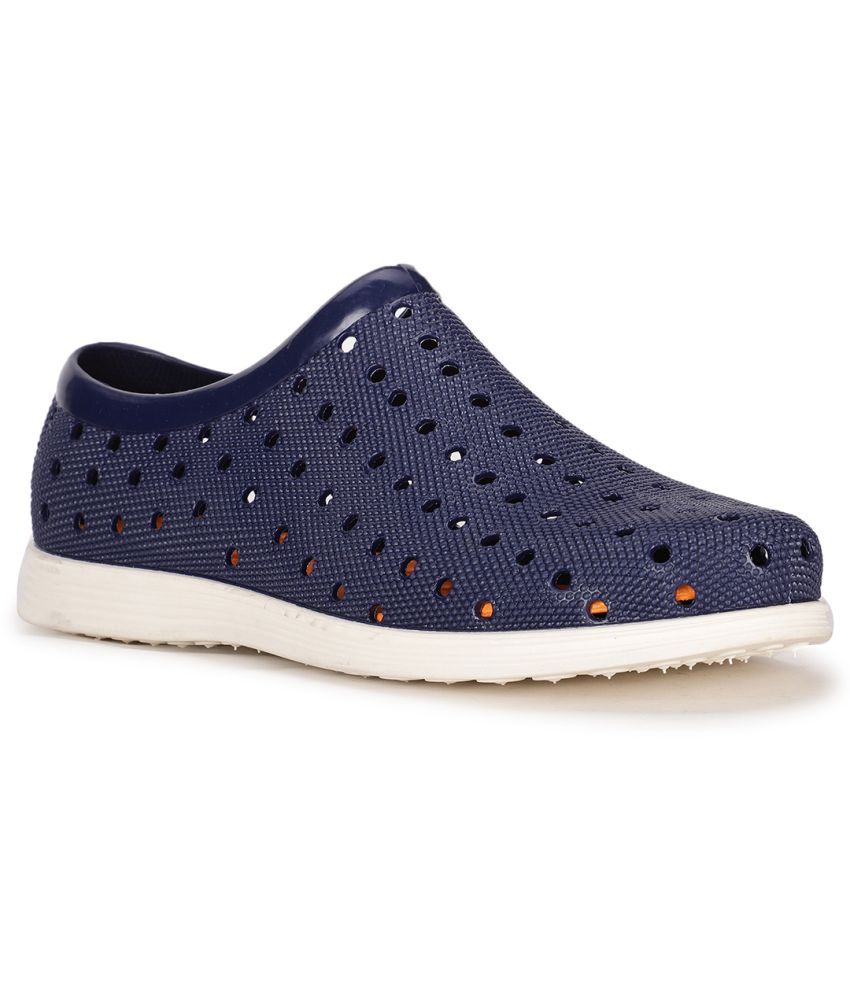     			Bata Navy Men's Slip-on Shoes