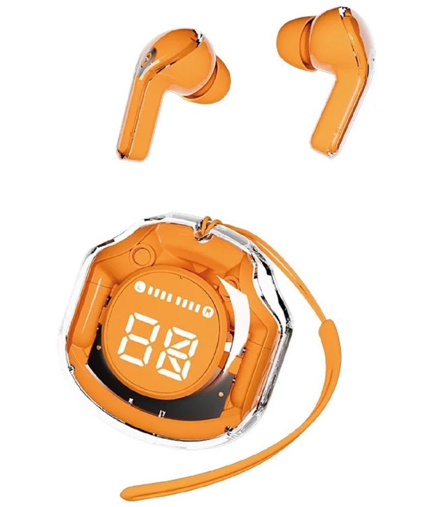    			Life Like Ultra Pods Pro Type C Bluetooth Earphone In Ear Powerfull Bass Orange