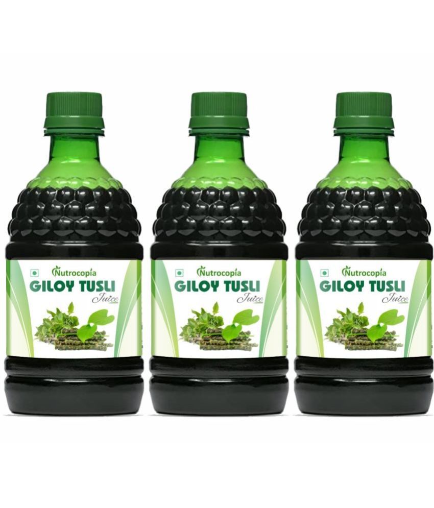     			NUTROCOPIA  Giloy Tulsi  Vegetable Juice 400 ml Pack of 3