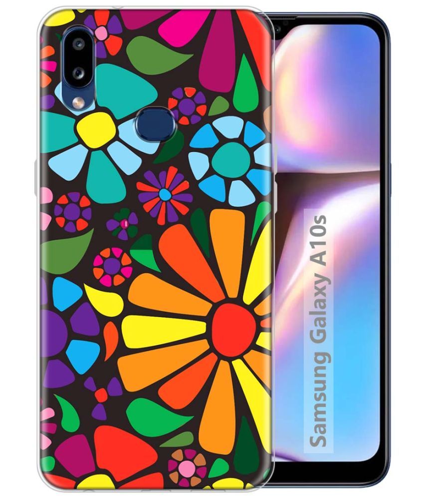     			Fashionury Multicolor Printed Back Cover Silicon Compatible For Samsung Galaxy A10s ( Pack of 1 )