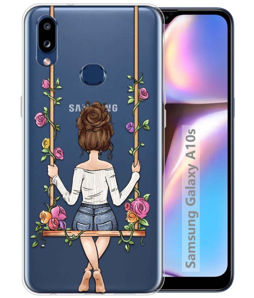     			Fashionury Multicolor Printed Back Cover Silicon Compatible For Samsung Galaxy A10s ( Pack of 1 )