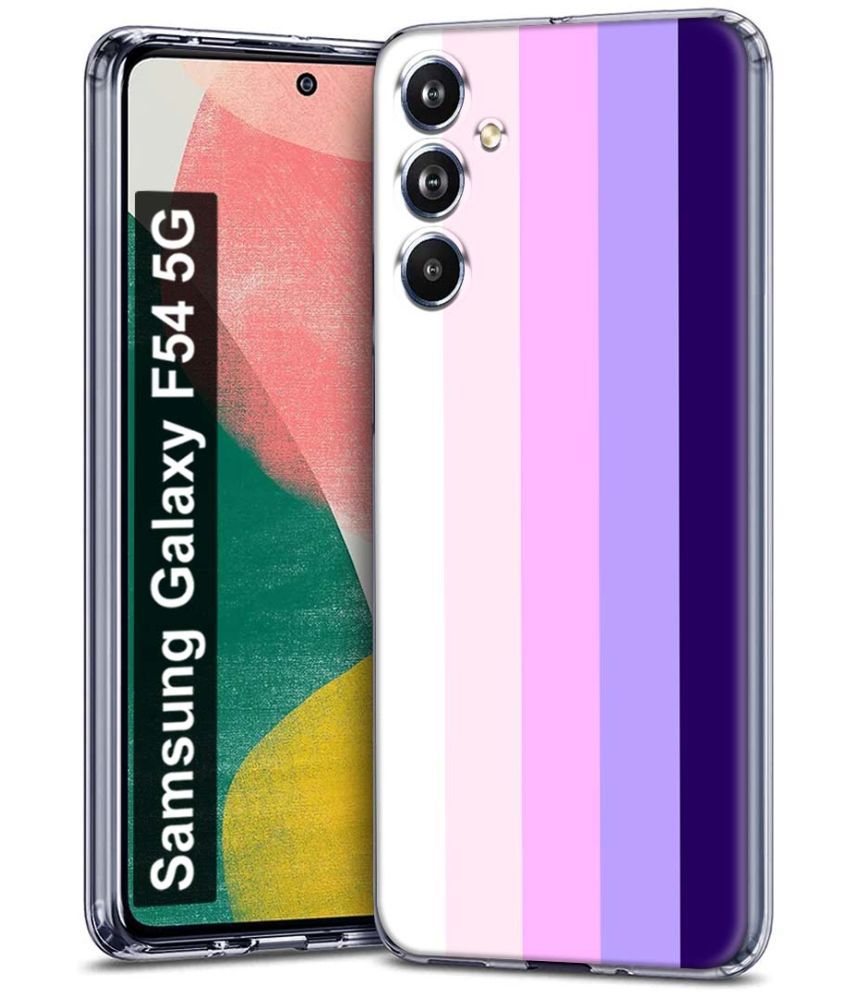     			Fashionury Multicolor Printed Back Cover Silicon Compatible For Samsung Galaxy F54 5G ( Pack of 1 )