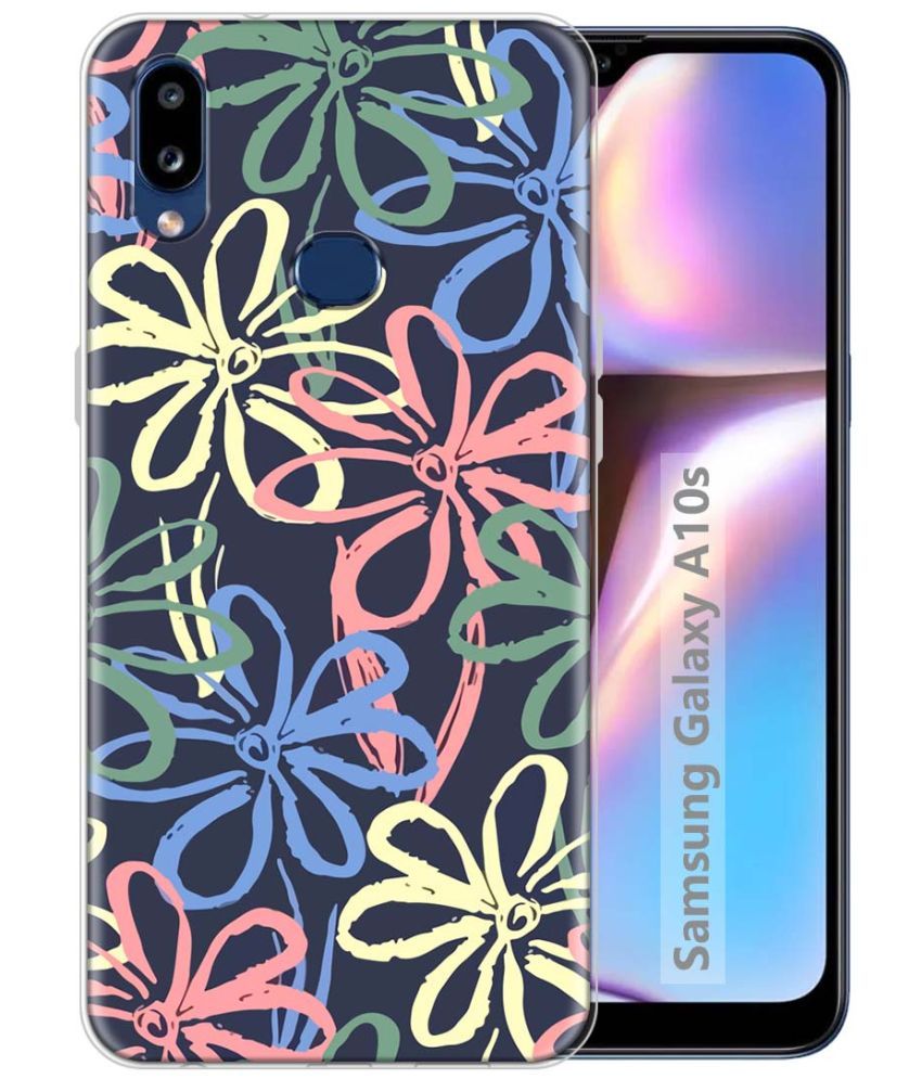     			Fashionury Multicolor Printed Back Cover Silicon Compatible For Samsung Galaxy A10s ( Pack of 1 )