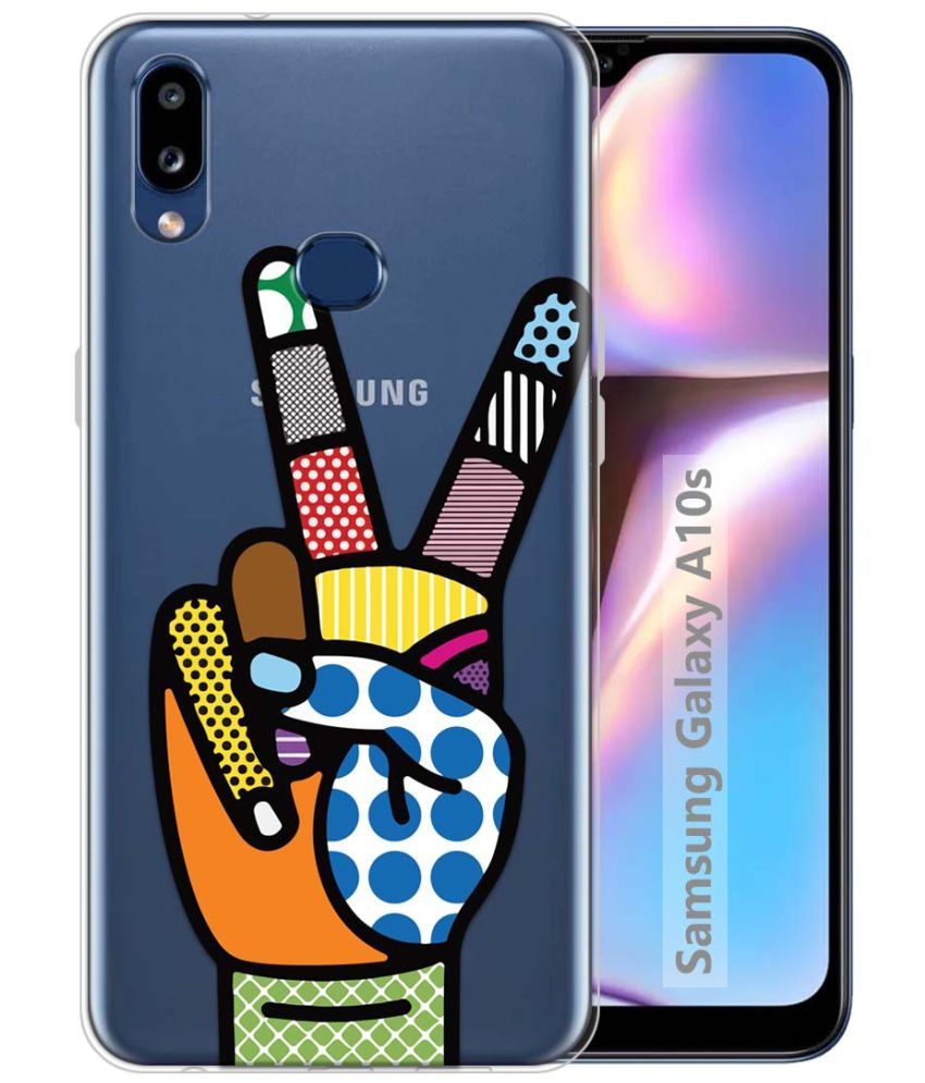     			Fashionury Multicolor Printed Back Cover Silicon Compatible For Samsung Galaxy A10s ( Pack of 1 )