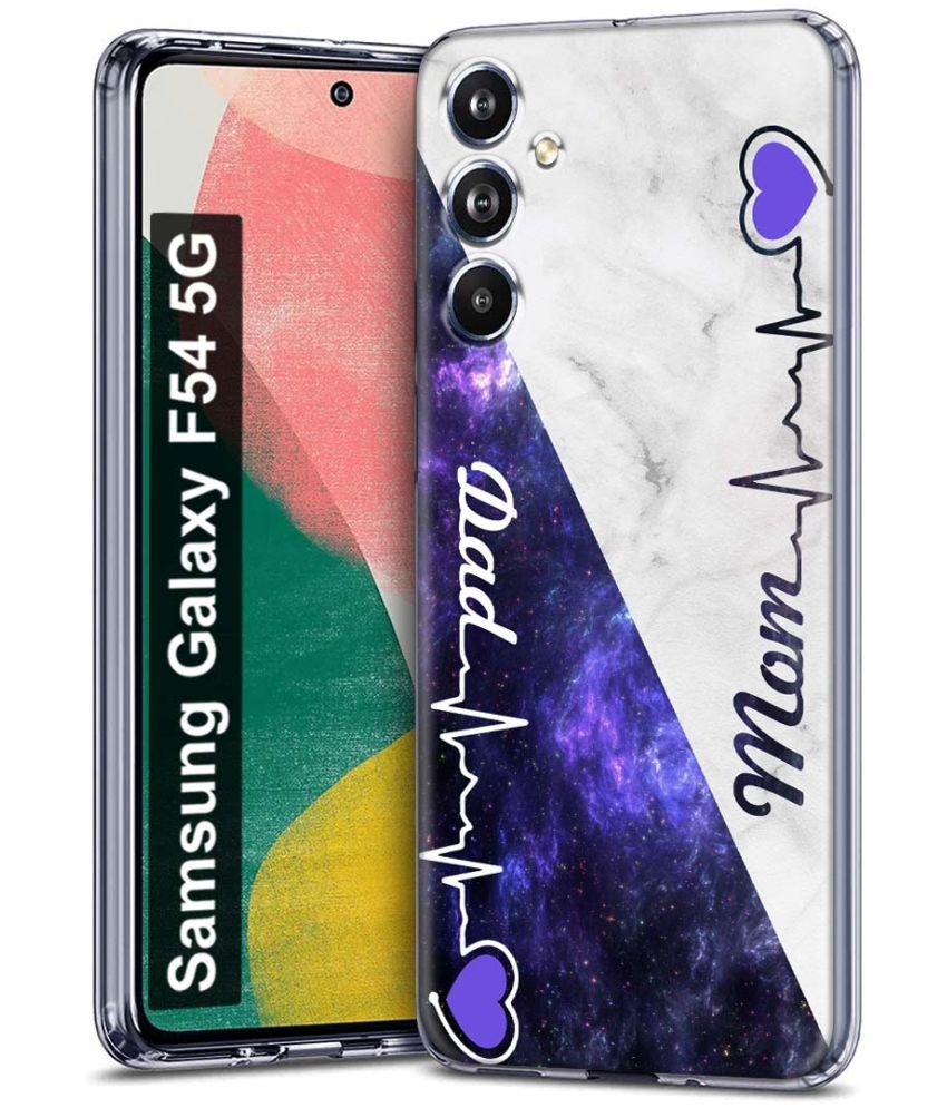     			Fashionury Multicolor Printed Back Cover Silicon Compatible For Samsung Galaxy F54 5G ( Pack of 1 )