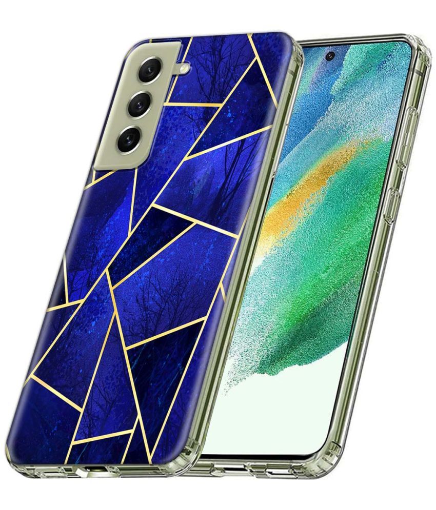     			Fashionury Multicolor Printed Back Cover Silicon Compatible For Samsung Galaxy S21 FE ( Pack of 1 )