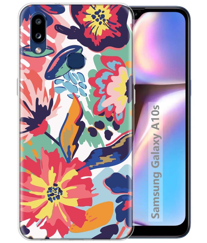     			Fashionury Multicolor Printed Back Cover Silicon Compatible For Samsung Galaxy A10s ( Pack of 1 )