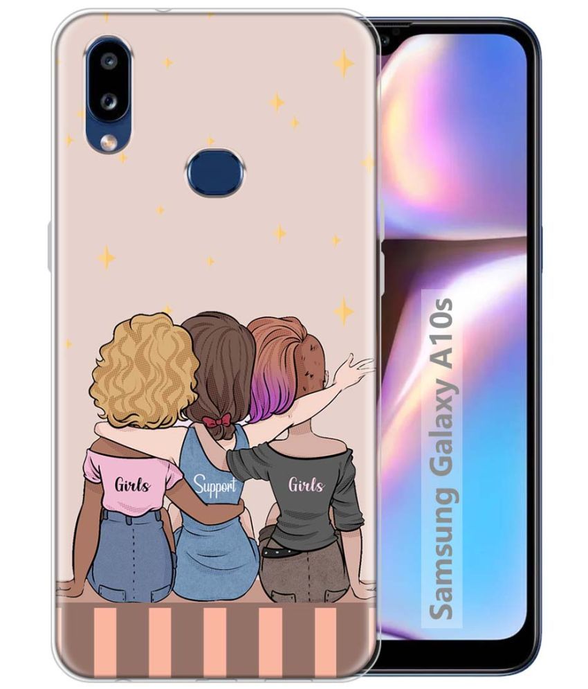     			Fashionury Multicolor Printed Back Cover Silicon Compatible For Samsung Galaxy A10s ( Pack of 1 )