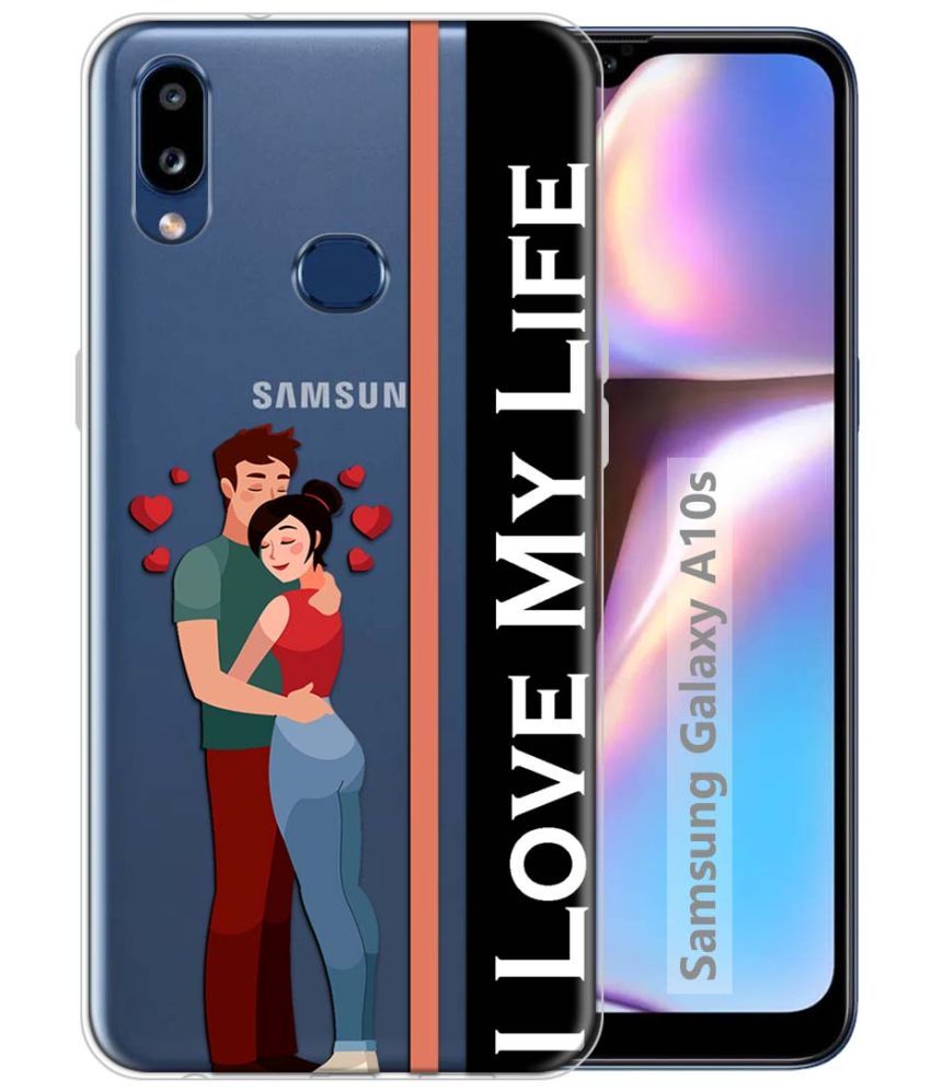     			Fashionury Multicolor Printed Back Cover Silicon Compatible For Samsung Galaxy A10s ( Pack of 1 )