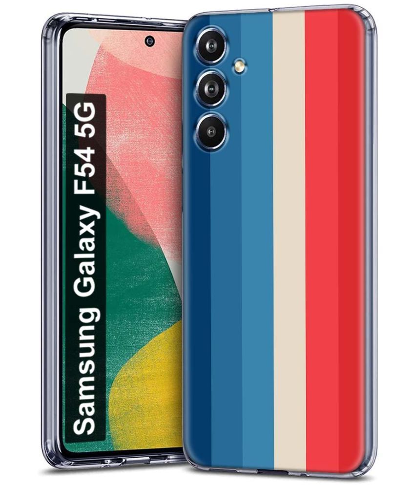     			Fashionury Multicolor Printed Back Cover Silicon Compatible For Samsung Galaxy F54 5G ( Pack of 1 )