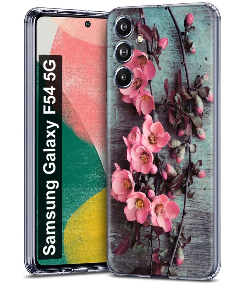     			Fashionury Multicolor Printed Back Cover Silicon Compatible For Samsung Galaxy F54 5G ( Pack of 1 )