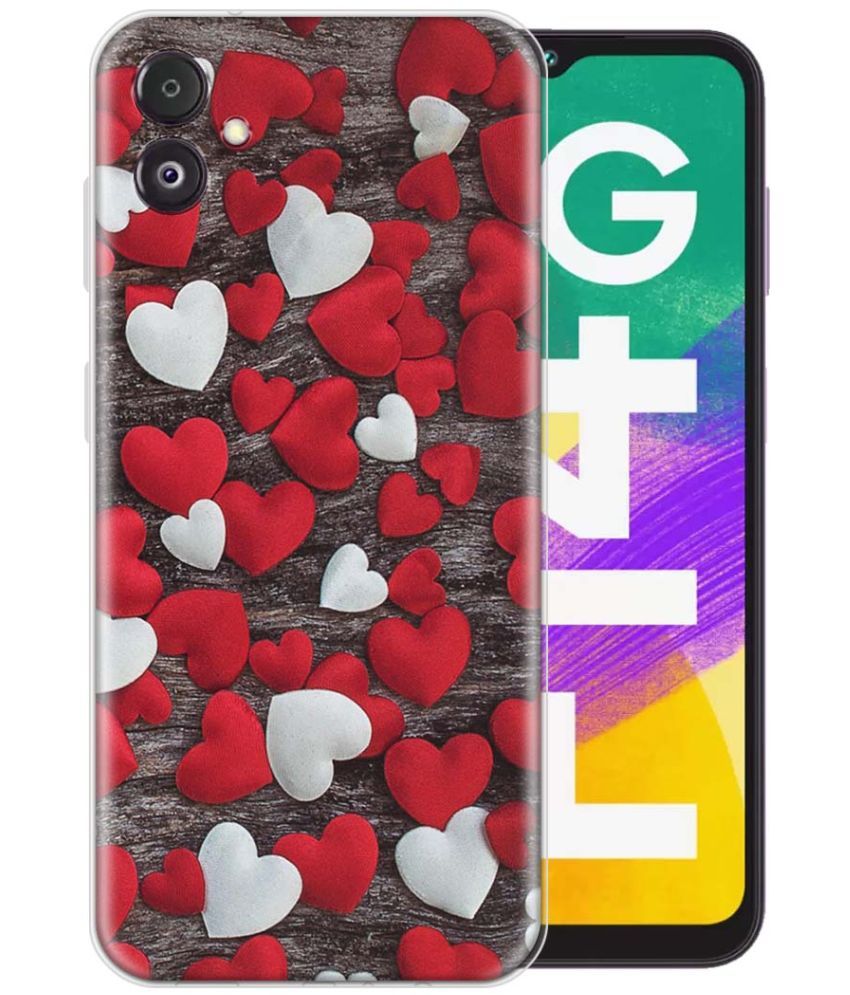     			Fashionury Multicolor Printed Back Cover Silicon Compatible For Samsung Galaxy F14 5G ( Pack of 1 )