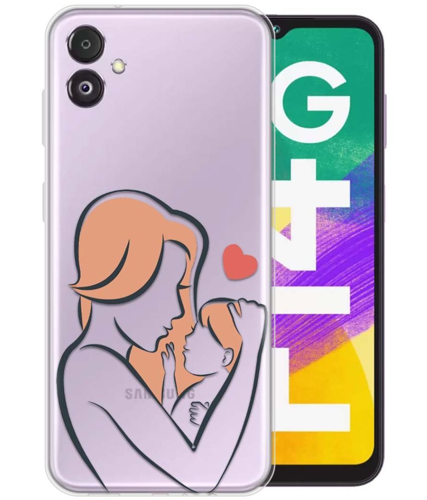     			Fashionury Multicolor Printed Back Cover Silicon Compatible For Samsung Galaxy F14 5G ( Pack of 1 )