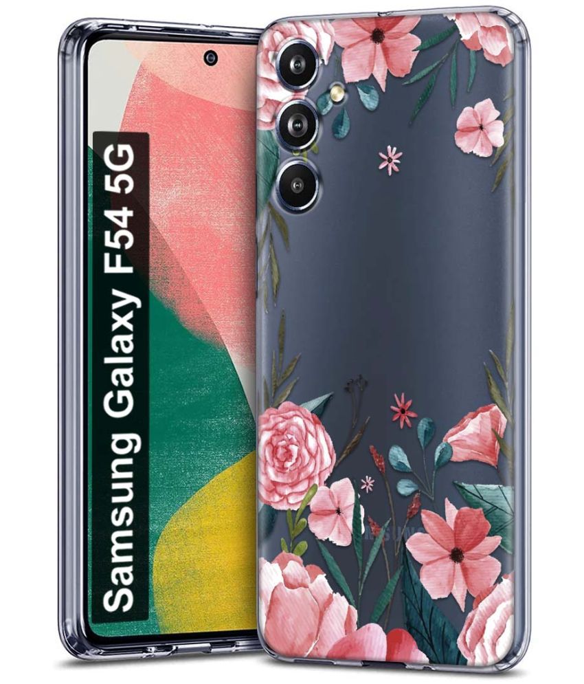     			Fashionury Multicolor Printed Back Cover Silicon Compatible For Samsung Galaxy F54 5G ( Pack of 1 )