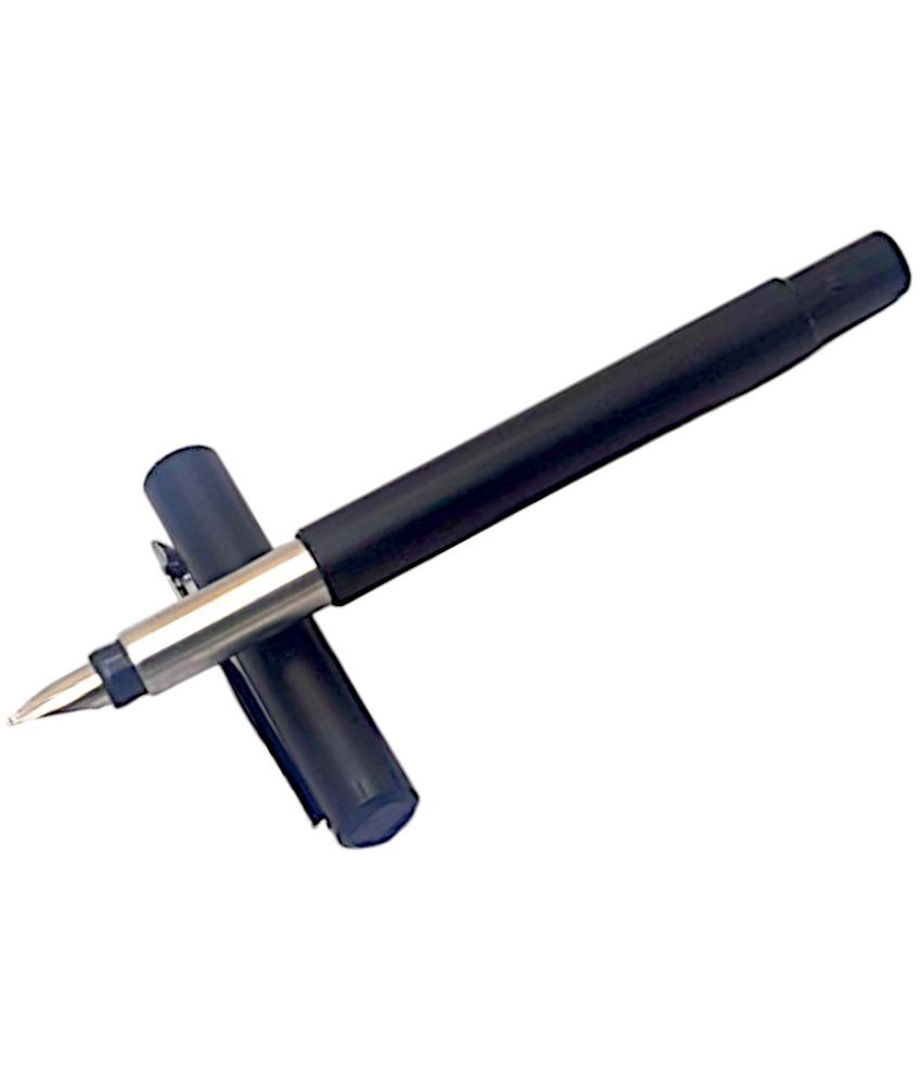     			Dikawen Black Fine Line Fountain Pen ( Pack of 1 )