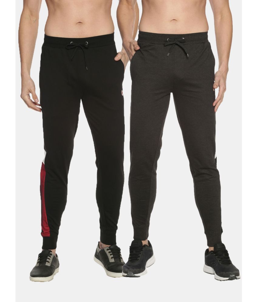     			Dollar Multicolor Cotton Men's Joggers ( Pack of 2 )