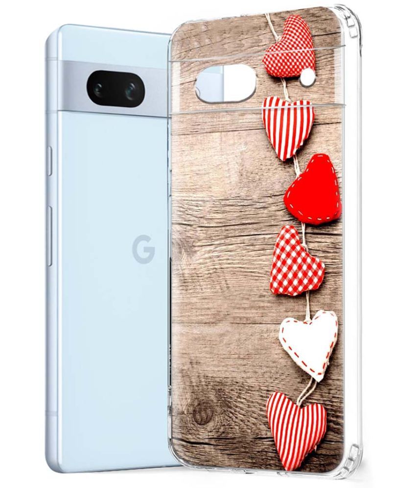     			Fashionury Multicolor Printed Back Cover Silicon Compatible For Google Pixel 7A ( Pack of 1 )