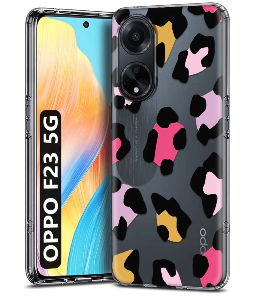     			Fashionury Multicolor Printed Back Cover Silicon Compatible For Oppo F23 5G ( Pack of 1 )