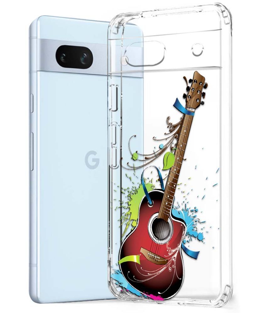     			Fashionury Multicolor Printed Back Cover Silicon Compatible For Google Pixel 7A ( Pack of 1 )