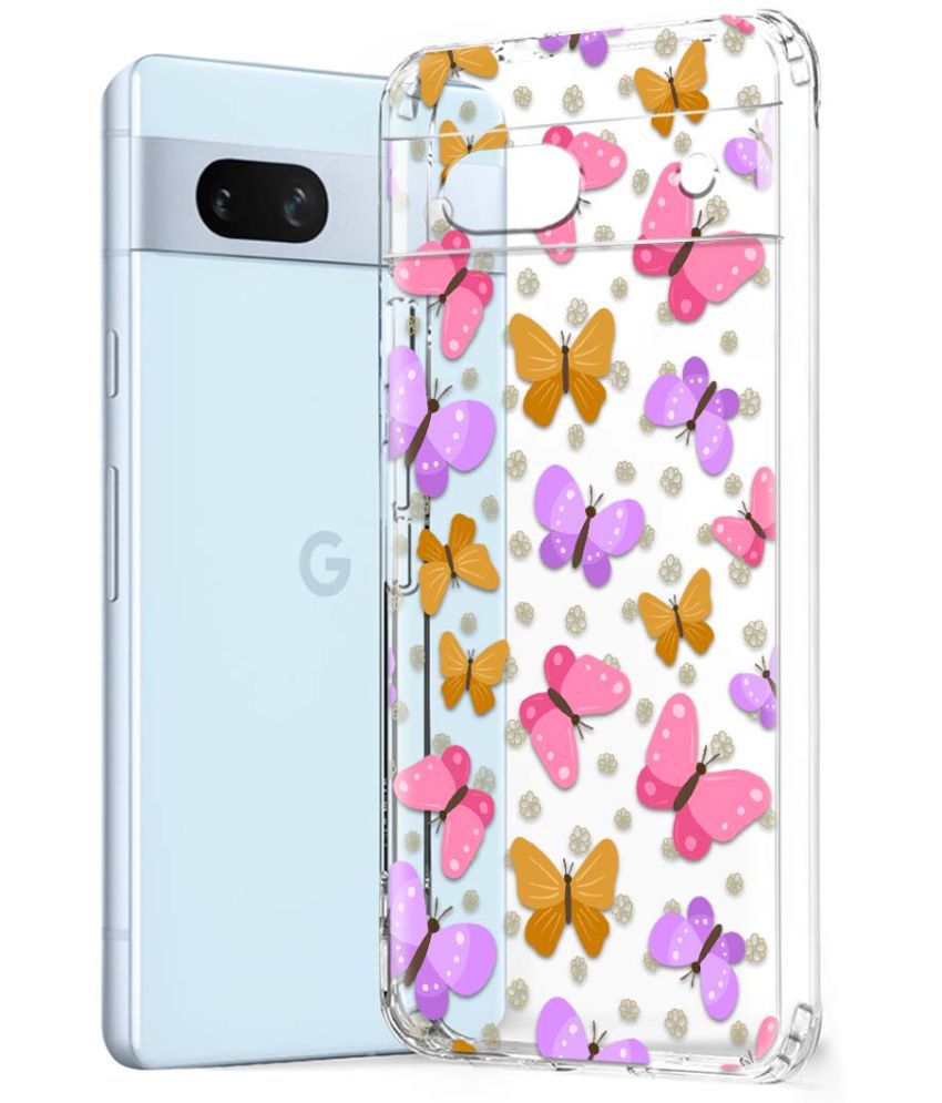     			Fashionury Multicolor Printed Back Cover Silicon Compatible For Google Pixel 7A ( Pack of 1 )