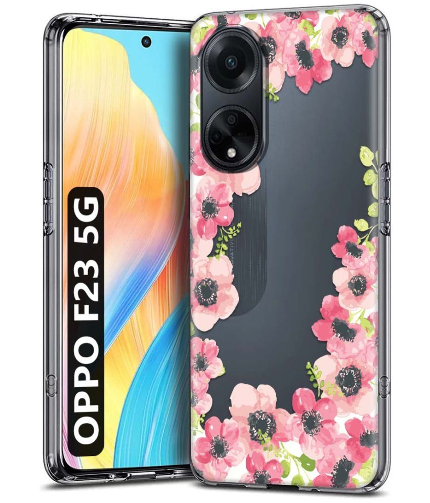     			Fashionury Multicolor Printed Back Cover Silicon Compatible For Oppo F23 5G ( Pack of 1 )